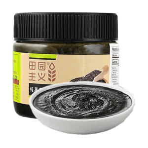 흑깨 페이스트 소스, 200g (7.05oz)【첨가물 없음, 고단백, 고칼슘】【빵, 베이글, 베이킹, 요거트에 사용 가능】
