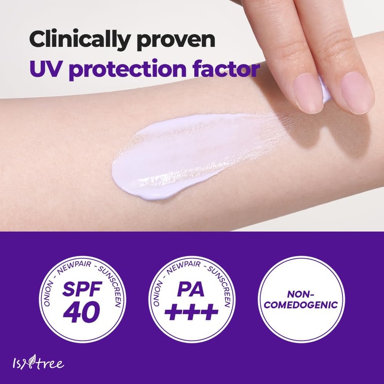 韓國 Isntree 洋蔥修護防曬乳 40 50 4