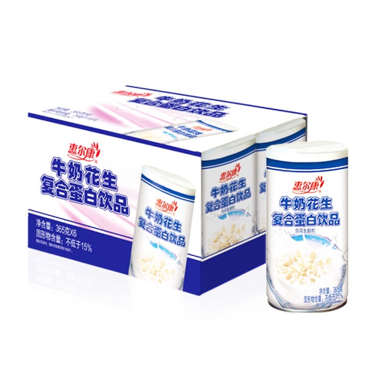 惠尔康牛奶花生365g 6 亚米