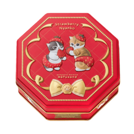 Strawberry Juice Gummies x Chocolate Strawberry Cat Gift Box (6 pieces)