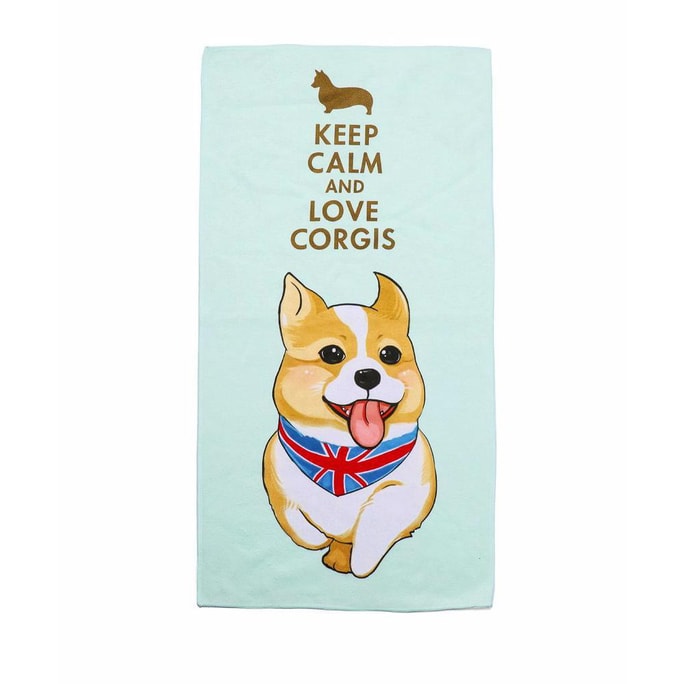 Petorama Small Sport Corgi Towel #LOVE Corgi#