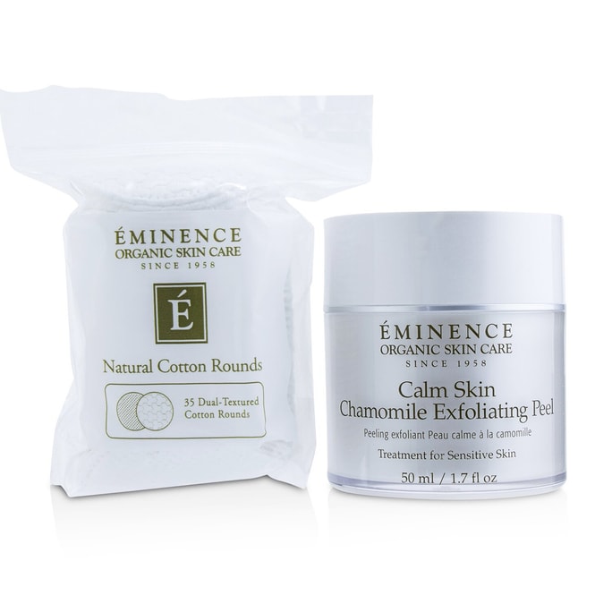 Eminence Calm Skin Chamomile Exfoliating Peel (with 35 Dual-Textured Cotton Rounds) 919EPCLM
