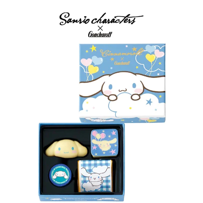Sanrio Collaborative Limited Edition Chocolate Cinnamoroll Blue Gift Box 4pcs
