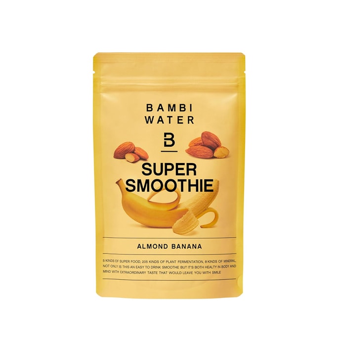 Bambi Water Super Smoothie ALMOND BANANA 200g
