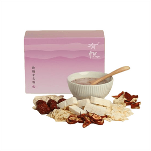 [중국 직배송] 유월 로즈 타로 파우더, 영양 만점 식사 대용, 메인 요리, 가벼운 식사, 든든한 요구르트 볼 재료, 건강 파우더 240g/상자 [젊은 세대를 위한 새로운 식사 대용 선택]