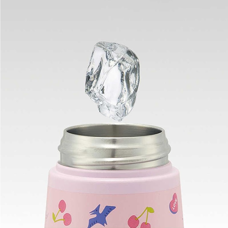 【日本直邮】SKATER 斯凯达 宝宝不锈钢吸管杯保温杯 粉色恐龙款 370ml 9