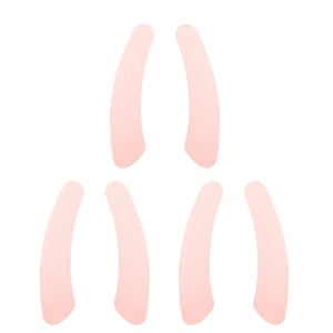 Antibacterial Toilet Seat Cover All-Season Use Adhesive Toilet Seat Pad Pink 3 Pair