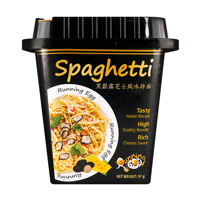 Black Truffle Cheese Spaghetti - Instant Noodles, 3.42oz