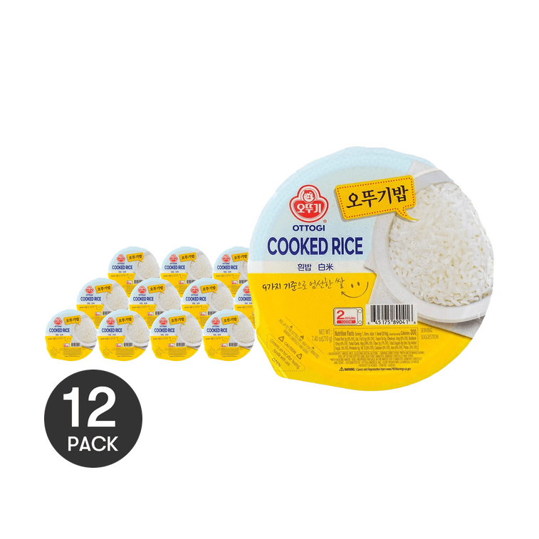 Delicious Cooked White Rice, 7.4 oz *12【12 Pack】【Microwavable Rice】 11
