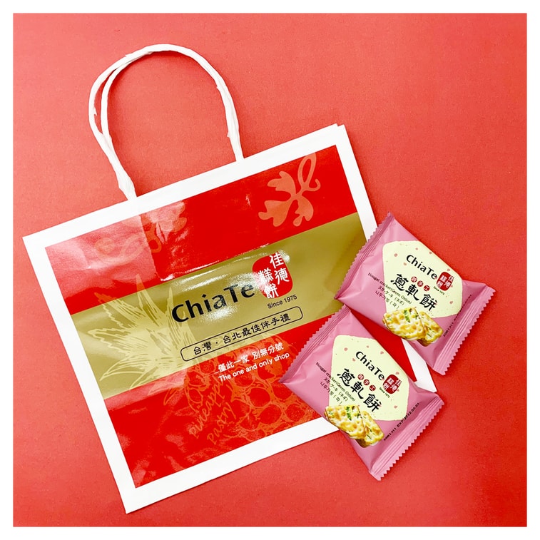  台湾 佳德 [直邮] 葱轧饼礼盒 180g 12入  6