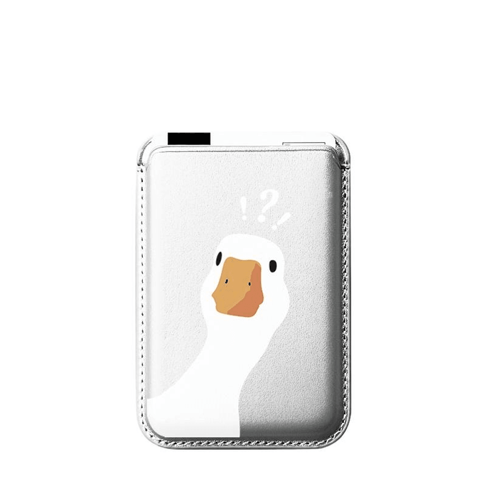 Card Bag 12-15 Series Can Directly Absorb Silver White Question Mark Duck *1