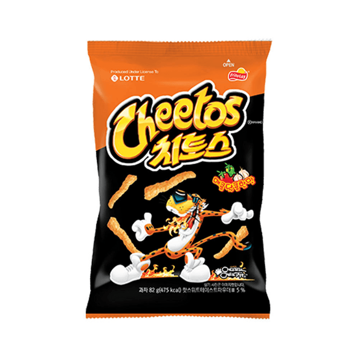 韩国 韩国乐天 乐天 芝多士Cheetos辣甜味82g