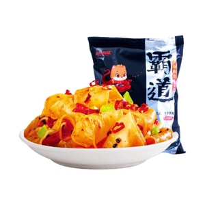 【中国直邮】 三只松鼠 霸道红油面皮  泡面宽面免煮速食 优选宽面皮筋道爽滑 红油酱汁浓郁够味 115g