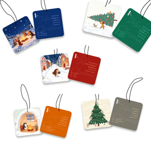 【Air Freshener】Scented Card - New Year Home & Car Use - SET OF 5