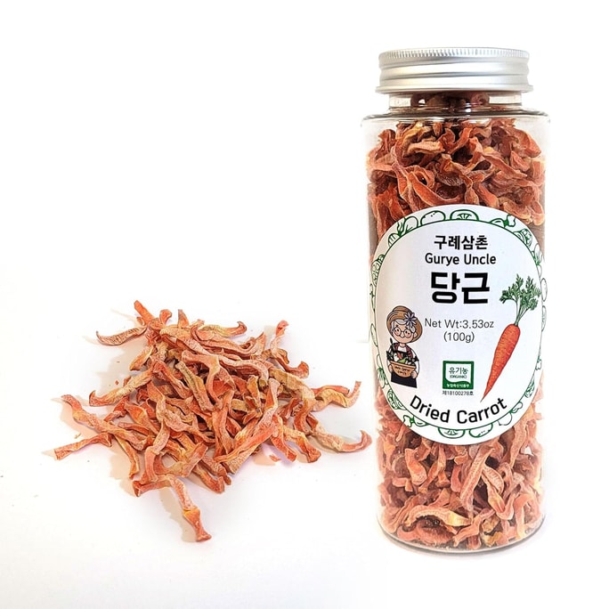 Tomnada Gurye Uncle 100% Korea Natural Dehydrated Vegetable Carrot 100g