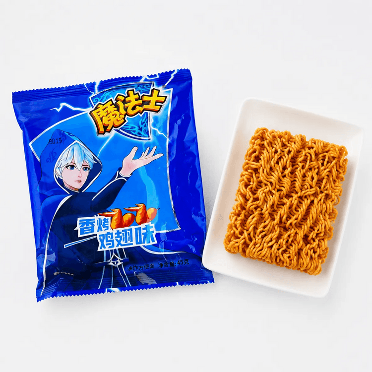 魔法士干脆面点心面香烤鸡翅味45g【童年回忆】 - 亚米