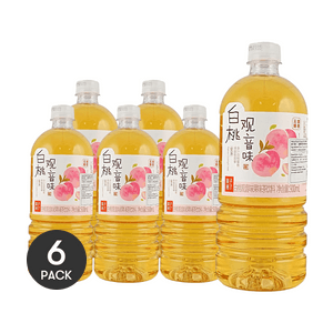 果子熟了 白桃鐵觀音味無糖果茶 900ml *6【6份超值裝】【0糖0脂0卡】