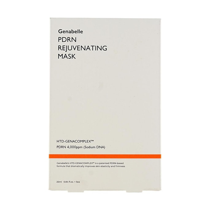 PDRN Rejuvenating Mask, 5 sheets