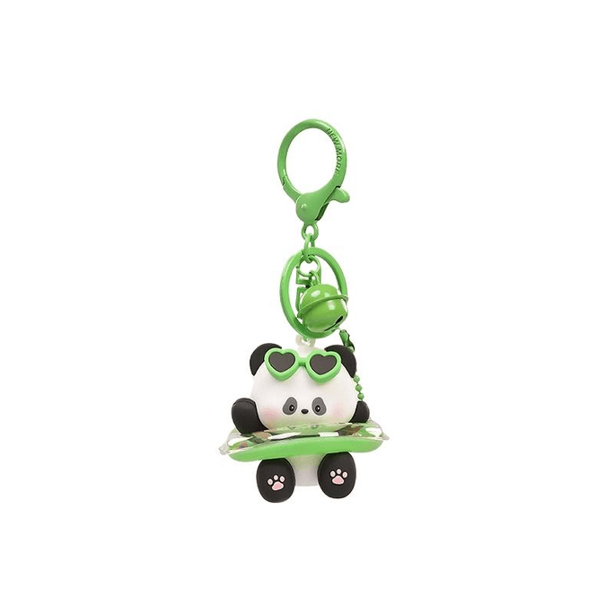 Honey Bear Yuyi Swimming Circle West Highland Dog Keychain Cute Doll Bag Pendant Green Swimming Circle Panda Pvc1
