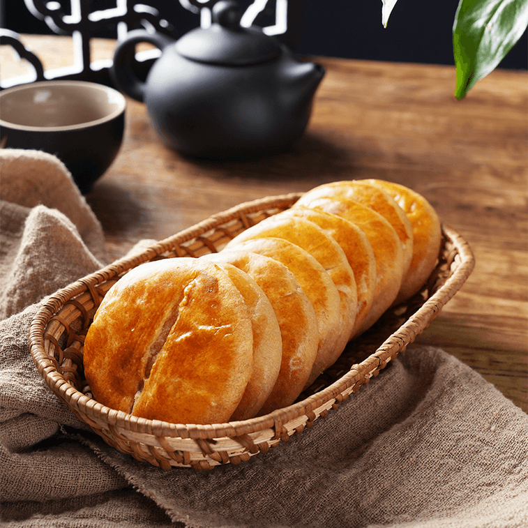 金世園【新年大セール5日間】本格派妻餅、ショートブレッド、朝食スナック、90g×2袋（8個入り） 4