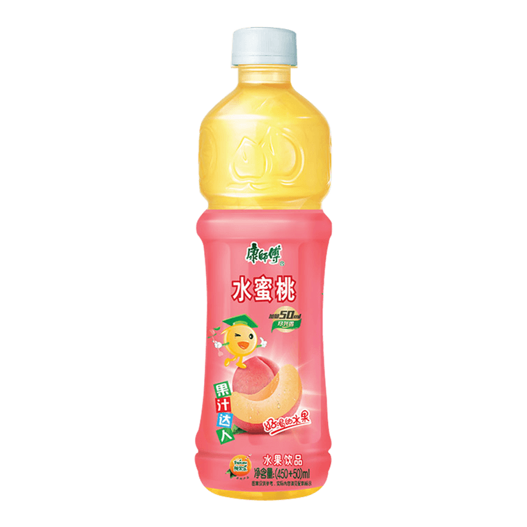 康師傅 水蜜桃 水果果汁飲料 500ml 5