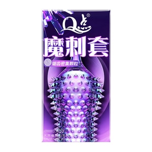 [중국 직배송] 큐포인트 매직쏜 콘돔, 지연 사정 남성용 콘돔, 패셔네이트 팩, 10개입/박스