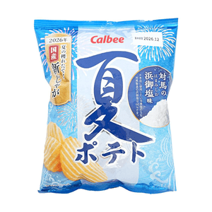 夏限定 ポテトチップス 浜越塩味 2.12oz 【季節限定】【厚切りウェーブ】【対馬浜越塩】