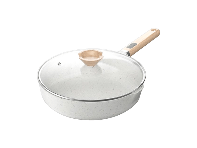 Velosan Pebble Serier Ceramic Nonstick 10''Fry Pan With Lid – VELOSAN