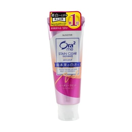Ora2 Me Stain Clear Paste Toothpaste, 130g, Peach Leaf Mint