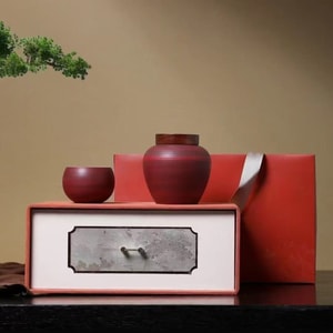 Chinese-style Tea Gift Set · Secluded by the Spring: 1 Tea Cup & 1 Tea Canister [Aged White Tea 25g]