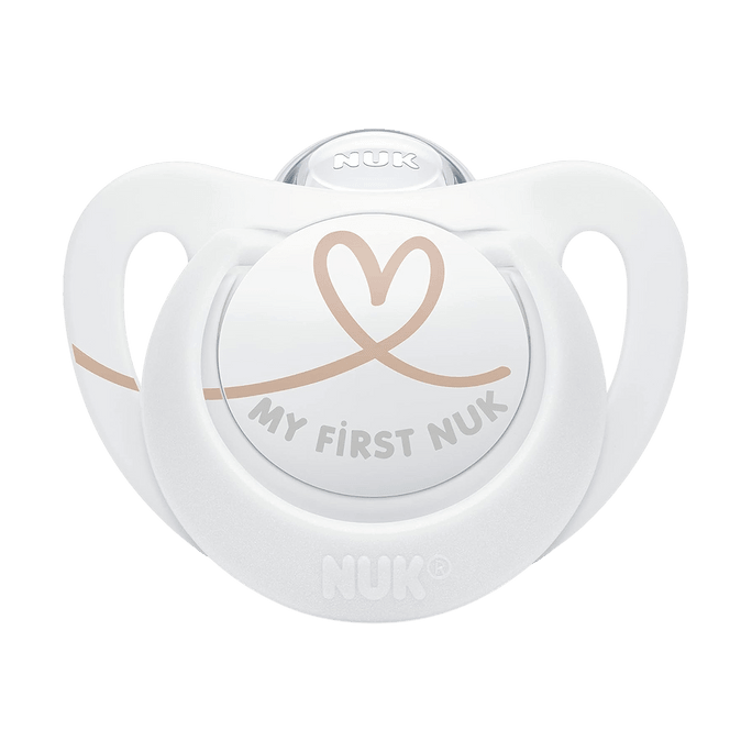 Heart-shaped Pacifier with Sterilization Case (for 0–6 months)