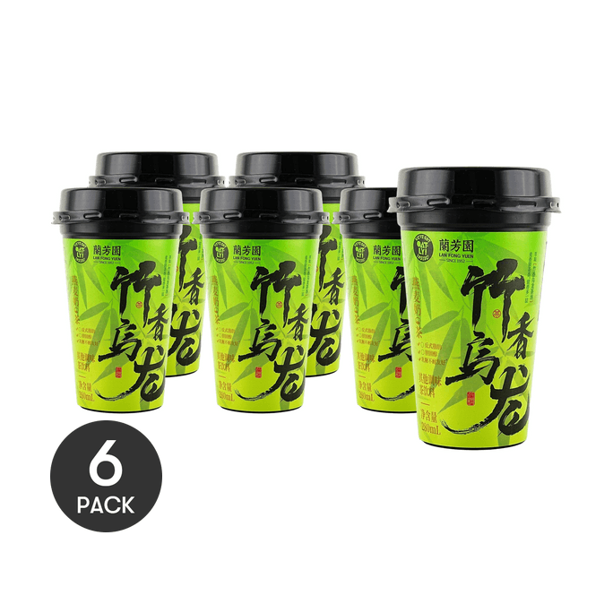 Lan Fong Yuen & OATLY Bamboo-Scented Oolong Oat Milk Tea 9.47 fl oz *6【6 Packs】【Low Calories 0 Cholesterol 0 Trans Fat】