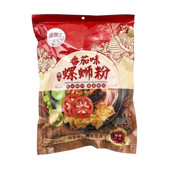 Luo Si Fen Snail Rice Noodles - Tomato Flavor, 10.79oz