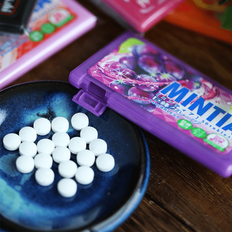 MINTIA Refreshing Mints Grape Flavor 50 Capsules - Yami.com