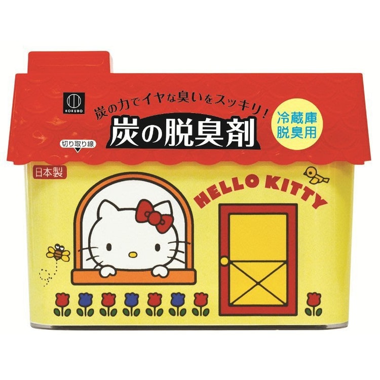 日本kokubo小久保hello Kitty 备长炭消臭剂 冰箱用150g 亚米