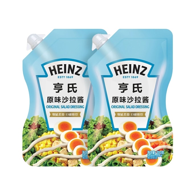 【中国直送】ハインツ オリジナルサラダドレッシング 200g×1袋