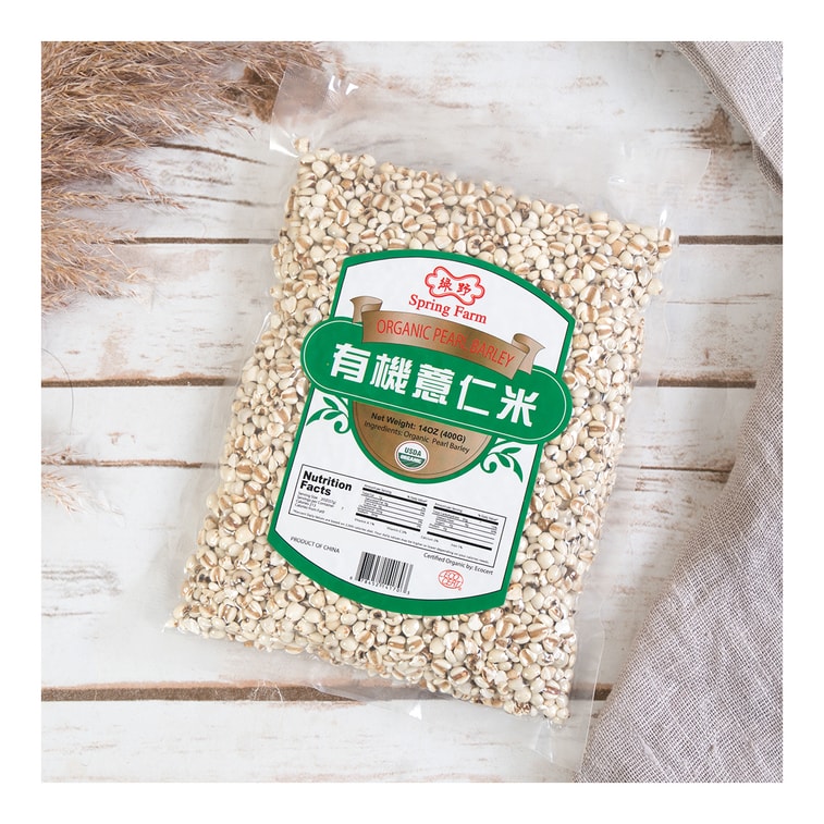 绿野 全天然有机薏仁米 400g USDA认证 5