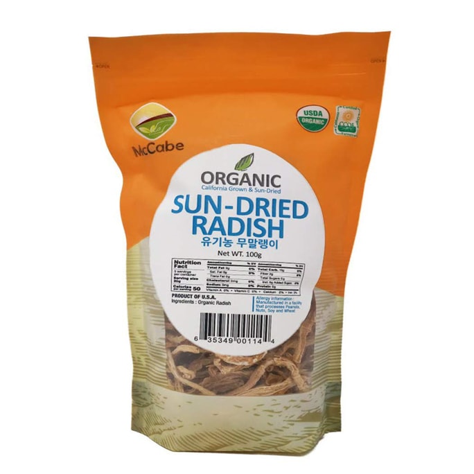 Organic Sun-Dried Radish 100g