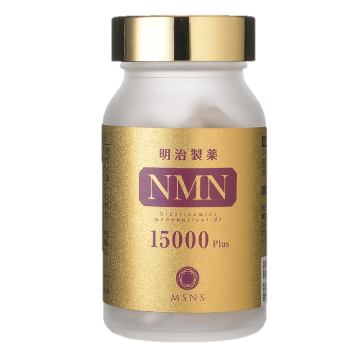 【日本直邮】MEIJISEIYAKU明治制药 nmn日本NMN15000mg β-烟酰胺单核苷酸nad+辅酶Q10 高浓度增强型超基因港  NMN15000Plus 90粒装