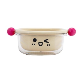 川岛屋 小号双层洗菜盆沥水篮 奶油白 细密沥水孔 轻便易收纳 厨房实用好物