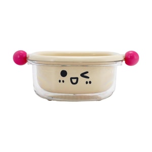 Small Double - Layer Colander, Cream - White, Fine Draining Holes, Easy to Store