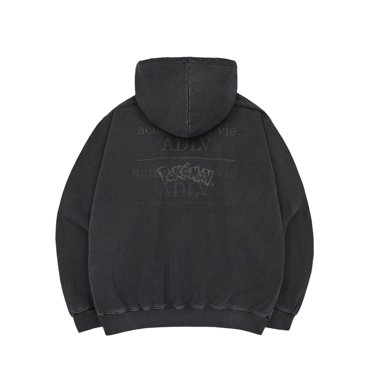 ADLV Pokémon ISANGHAESSI EVOLUTION PIGMENT HOODIE CHARCOAL 1