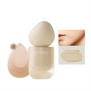 5K High-definition Foundation Brightening Skin Tone 30g per bottle (Suitable for oily skin - Comes with beauty Eggs)
