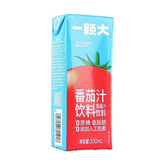 Tomato Juice 0 Sugar 0 Fat 6.76 fl oz