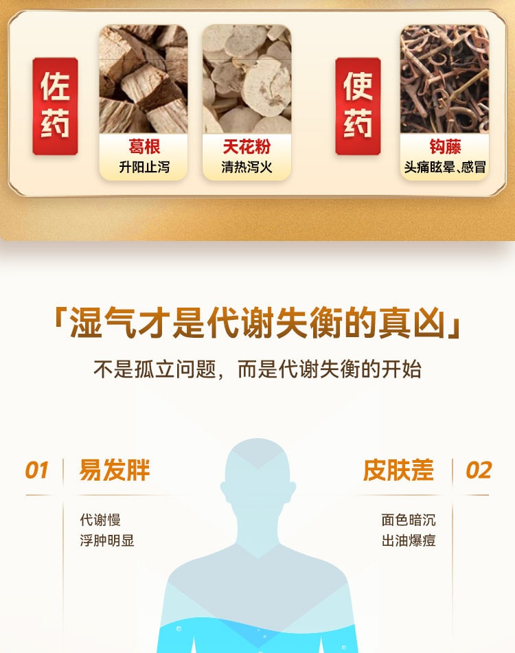 【中國直郵】 王老吉 保方口服液 腸胃不適拉肚子祛除濕10ml*10支/盒