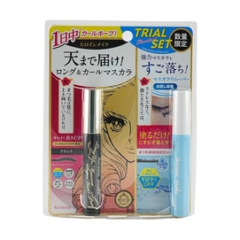 日本ISEHAN伊勢半 KISS ME花漾美姬 黑色纖長睫毛膏 6g + 眼唇專用卸妝 4ml 【迷你裝旅行限定版】