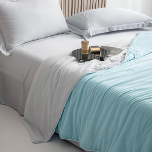Ice Cream Cooling Comforter Sky Blue Queen Size
