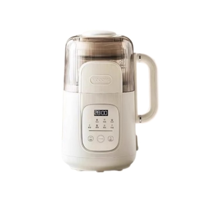 110V Quiet Blender Home Use Fully Automatic Soy Milk Maker No-Cook Filtering Juicer Off-White Single Unit