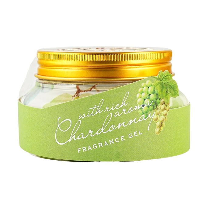 Solid Air Freshener Gel Chardonnay Aroma Home Car Use, 5.1 oz