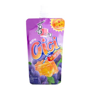 喜之郎 CICI 果冻爽添加果汁椰果粒 葡萄味 150g (两种包装随机发)